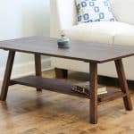 naturally-finished coffee table