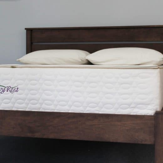 Savvy Rest platform bed zero-VOC stains