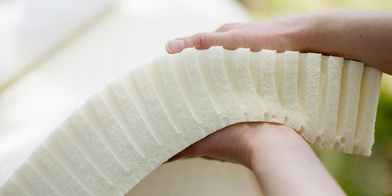 Natural Talalay latex in Savvy Rest mattresses, toppers, and pillows