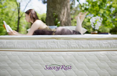 Organic pillowtop mattress with natural latex